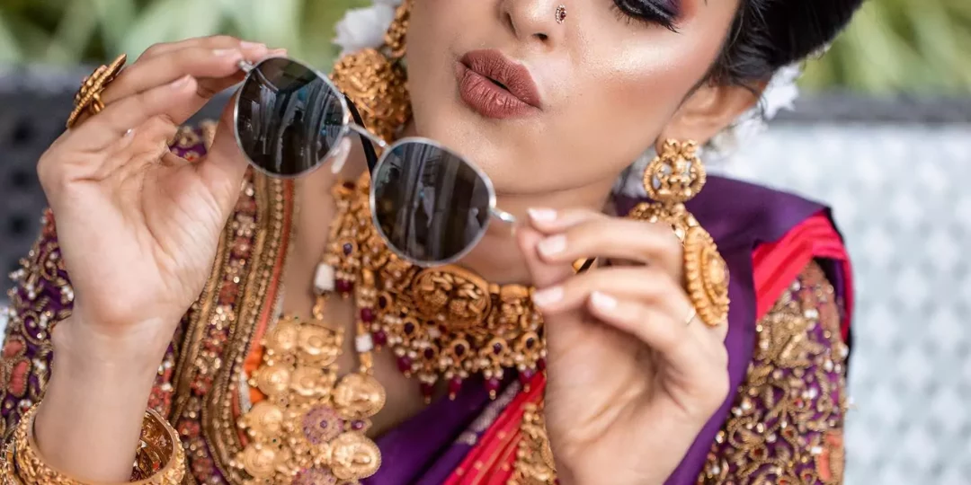 Ayesha Zeenath Bridal Saree pictures-Sareeing