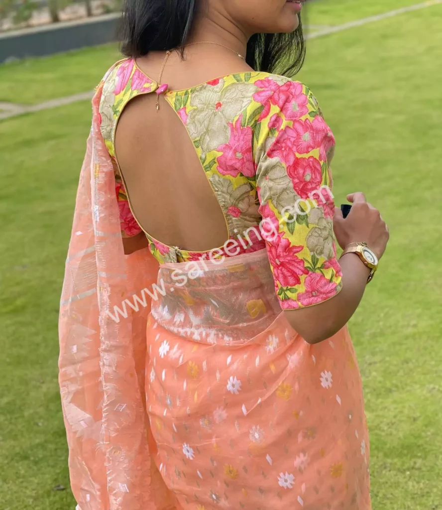 Latest Blouse Back Designs By Anushka Nair Sareeing