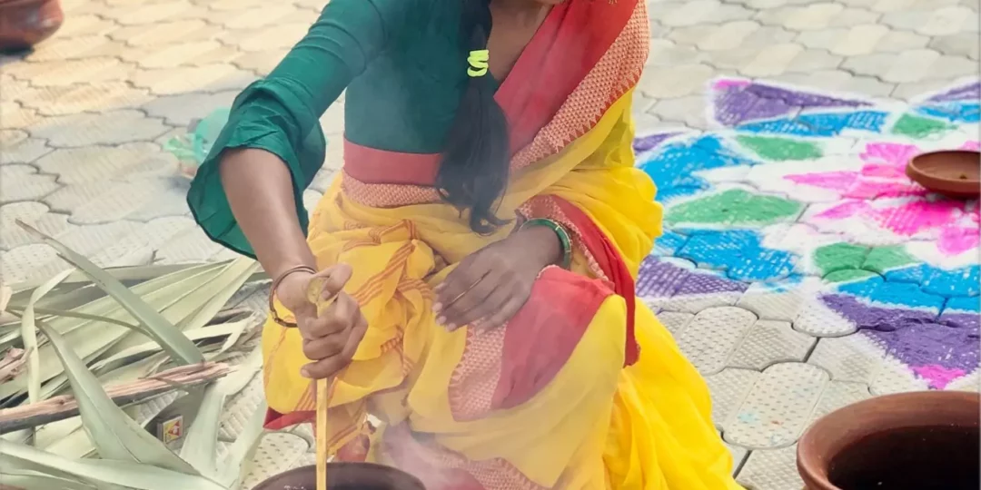 Keerthi Pandian Traditional Saree