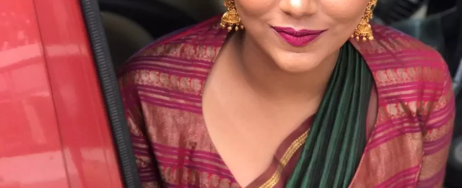 Samyuka Hornad in Traditional Saree