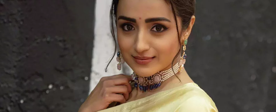 Trisha-Cream Soft Silk Banarasi Saree